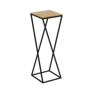 Virágállvány 70x24 cm fekete 800 kép