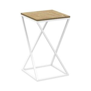 Virágállvány 40x24 cm fehér 802 kép