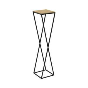 Virágállvány 100x24 cm fekete 992 kép