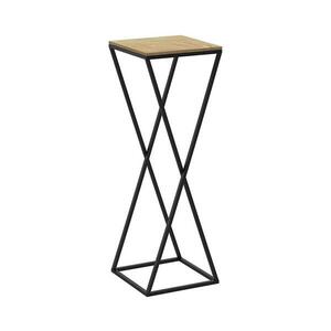 Virágállvány 70x24 cm fekete 991 kép