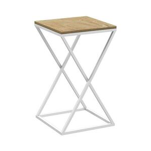 Virágállvány 40x24 cm fehér 993 kép