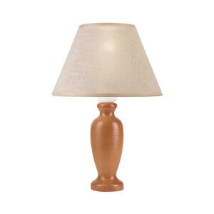 Asztali lámpa AMFORA 1xE27/60W/230V barna/bükkfa LN kép