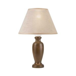 Asztali lámpa AMFORA 1xE27/60W/230V sötét barna/bükkfa LN kép