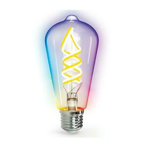 B.V. LED RGBW Izzó FILAMENT ST64 E27/4, 9W/230V 2700 kép