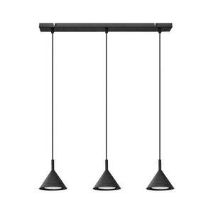 Csillár zsinóron ETNA 3xGX53/10W/230V fekete W kép