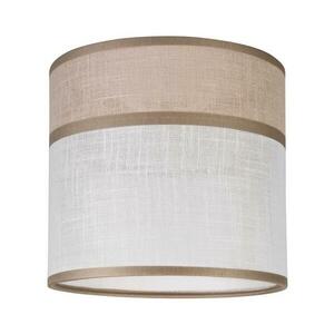 Pótló árnyékoló ANDREA E27, 16 cm átmérő, bézs/szürke shade 55 white kép