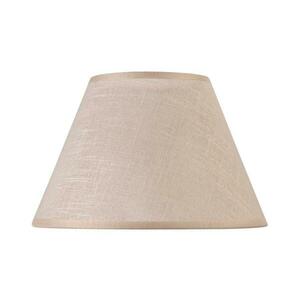 Csere JUTA E27 árnyékoló, 19 cm átmérő, bézs színű LN kép