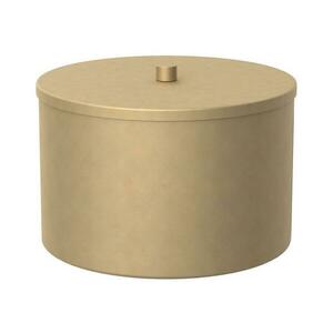 Tároló fémdoboz 12x17, 5 cm arany 8090 kép