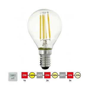 LED Dimmelhető izzó VINTAGE P45 E14/4W/230V 2700K kép