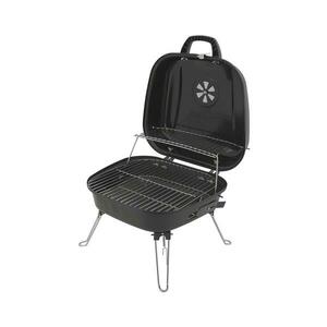 Hordozható faszenes grill fekete 13025 kép
