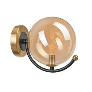 Fali lámpa GEORGIA 1xE14/5W/230V arany/füstös bézs KM kép