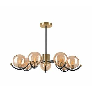 Csillá rrúdon GEORGIA 7xE14/5W/230V arany/füstös bézs LM kép