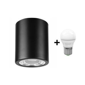 LED spotlámpa TACO 1xE27/15W/230V fekete LM kép