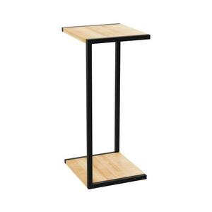 Virágállvány 70x30x34 cm fekete 9022 kép