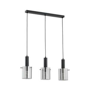 Csillár zsinóron CELIA 3xE27/60W/230V fekete 62402 kép