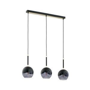 Csillár zsinóron MILTONA 3xE27/60W/230V fekete/szürke 62417 kép