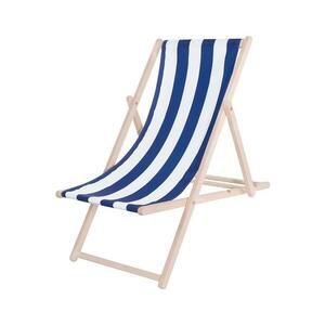 Kerti napozóágy kék/fehér/bükk PSWSBL kép