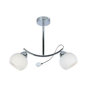 Csillár rúdon CONNOR 2xE27/15W/230V fényezett króm/fehér MLP0876 kép