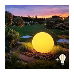 LED Kültéri lámpa GLOBO 1xE27/9W/230V átm. 30 cm IP44 MI2487+BG0287 kép