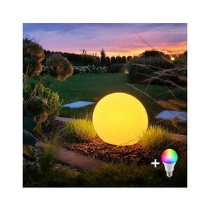 LED RGBW Fényerőszabályozható kültéri lámpa GLOBO 1xE27/9W/230V Ø 40 cm IP44 MI2488+SA05819 kép