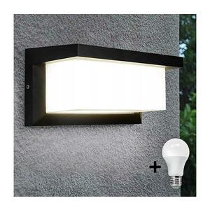 LED Kültéri lámpa izzóval szürkületérzékelővel NEELY 1xE27/9W/230V IP54 BG0715+BW0332 kép