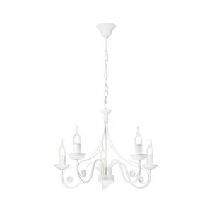 Csillár láncon DONATO 5xE14/40W/230V fehér LM kép