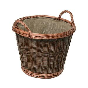 Lienbacher Fonott fa tároló kosár fogantyúval, 50x48 cm 21.02.609.2 kép