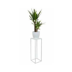 HowHomely Virágállvány 70x24 cm, fehér 10 kép