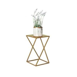 HowHomely Virágállvány 40x24 cm arany színben 10 kép