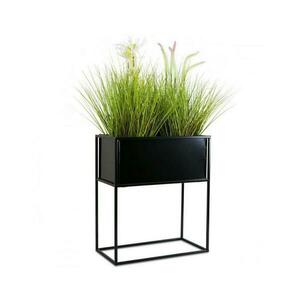 HowHomely Virágállvány 50x44 cm fekete 10 kép