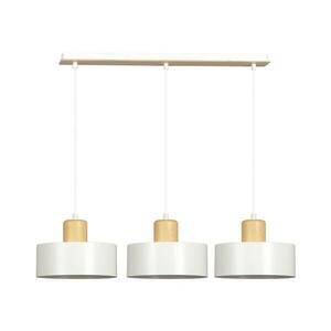 EMIBIG Csillár zsinóron TORIN 3xE27/15W/230V fehér 1047/3 kép