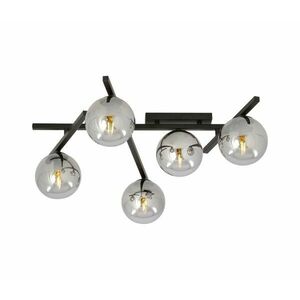 EMIBIG Mennyezeti lámpa SMART 5xE14/10W/230V fekete/szürke 1104/5 kép