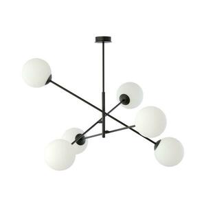 EMIBIG Csillár rúdon LINEAR 6xE14/10W/230V fekete/fehér 1169/6 kép