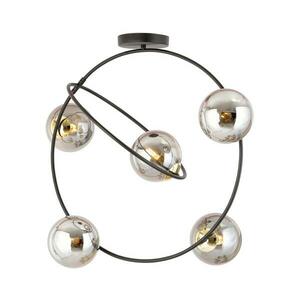 EMIBIG Csillár rúdon STARDOM 5xE14/10W/230V fekete/szürke 1292/5 kép