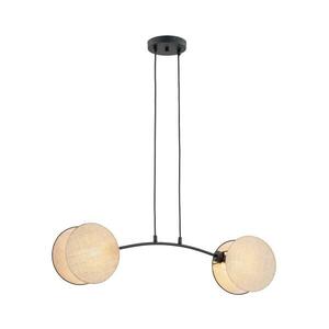 EMIBIG Csillár zsinóron MOTIF 2xE27/15W/230V bézs 1328/2 kép