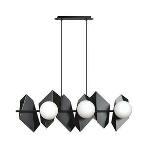 EMIBIG Csillár zsinóron DRIFTON 6xE14/10W/230V fekete 636/6 kép