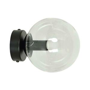 EMIBIG Fali lámpa ROSSI 1xE14/10W/230V fekete/átlátszó 874/K1 kép