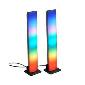 KÉSZLET 2x LED RGB Dimmelhető asztali lámpa LED/5W/5V + távirányítás 326591 kép