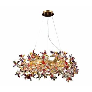 Kristály csillár zsinóron 16xG9/40W/230V színes CA032/800 kép