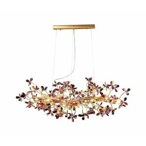 Kristály csillár zsinóron 13xG9/40W/230V színes CA032/1200L kép