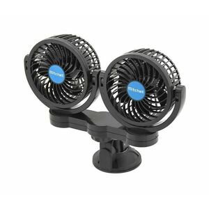 Autós szellőztető 7W/12V fekete tapadókoronggal 07222 kép