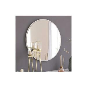 Fali tükör OZZE átm. 60 cm fehér 116SAM1149 kép