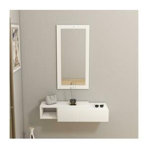 Fali polc + fali tükör VIEN fehér 550ARN2812 kép