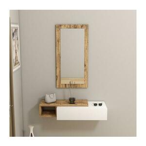 Fali polc + tükör VIEN fehér/atlanti fenyő 550ARN2811 kép