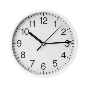 Fali óra 20 cm átmérő, 1xAA, fehér/fekete PZWNW kép
