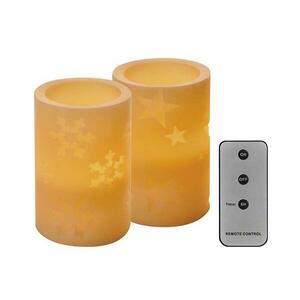 KÉSZLET 2x LED Karácsonyi dekoráció 2xLED/2x2AA + távirányító DCCV14 kép