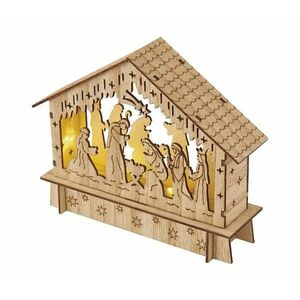 LED karácsonyi dekoráció 6xLED/2xAA betlehem DCWW34 kép