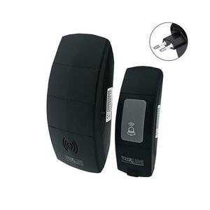 Vezeték nélküli csengő konnektorba BELL 230V + 1x23A fekete 023 0000198 kép