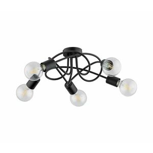 Felületre szerelhető csillár BOSTON 5xE27/15W/230V fekete 63192 kép