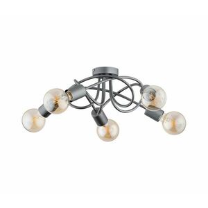 Felületre szerelhető csillár BOSTON 5xE27/15W/230V szürke 63193 kép